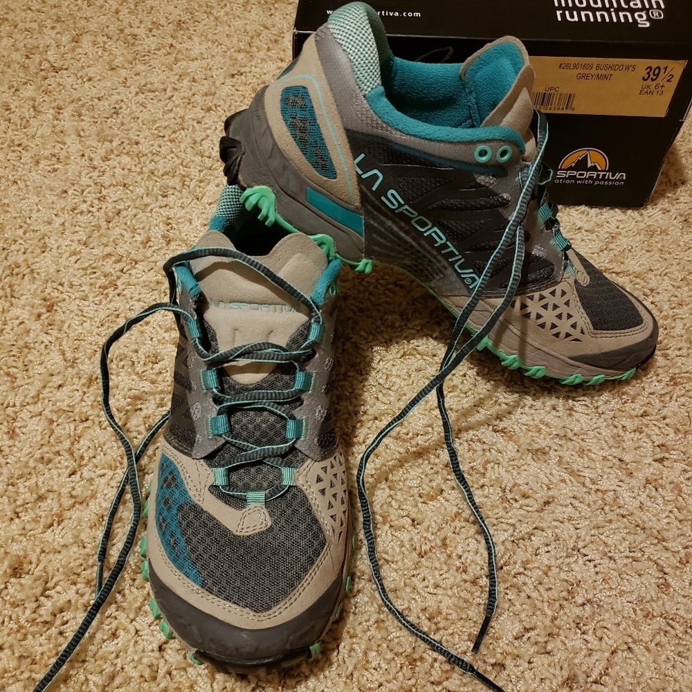La Sportiva Bushido Grey/Mint